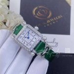 Charles Oudin Pansy Retro Quartz 20mm Silk, Diamond Watch With Elements Arabic Style (7)