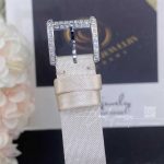 Charles Oudin Pansy Retro With Pearls Watch Medium 24mm White Straps (3)