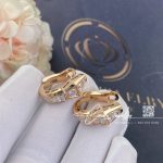 Bulgari Serpenti Earrings In 18 Kt Rose Gold, Set With Full Pavé Diamonds 354035 Or858109 (8)