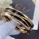 Bulgari Rose Gold And Ceramic B.zero1 Bangle Ref. Br858729 (1)