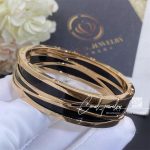 Bulgari Rose Gold And Ceramic B.zero1 Bangle Ref. Br858729 (5)