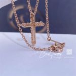 Tiffany Cross Pendant In 18k Gold With Diamonds Small (4)