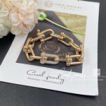 Tiffany Hardwear Link Bracelet In Rose Gold With Diamonds (8)