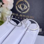 Tiffany T Diamond Hoop Earrings In 18k White Gold (1)