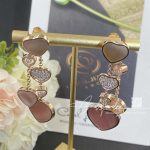 Chopard Happy Hearts Naked Heart Foundation Earrings, Ethical Rose Gold, Diamonds, Pink Mother Of Pearl Ref. Number 83a482 5906 (13)