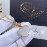 Chopard Happy Hearts Pendant, Ethical Rose Gold, Diamond, Mother Of Pearl 79a075 5301 (6)