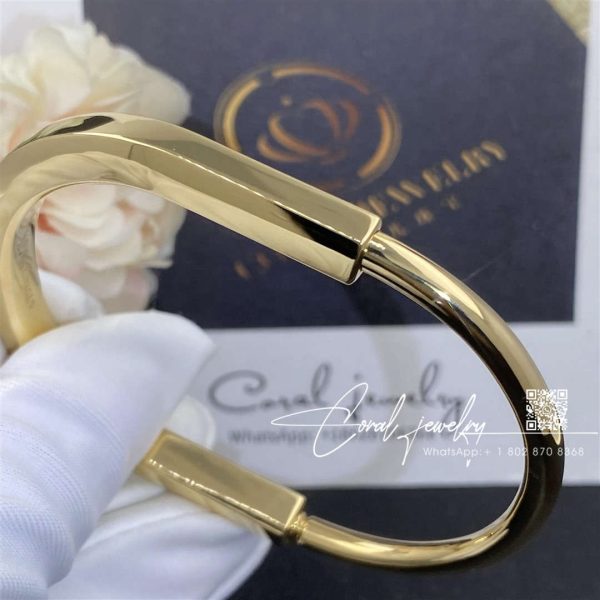 Tiffany Lock Bangle In Yellow Gold (4)