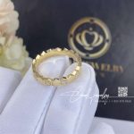 Chaumet Bee My Love Half Pavé Diamond Ring In Yellow Gold 4mm (3)