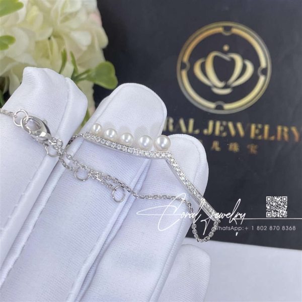 Chaumet Joséphine Aigrette Bracelet White Gold, Pearls, Diamonds 083295 (5)