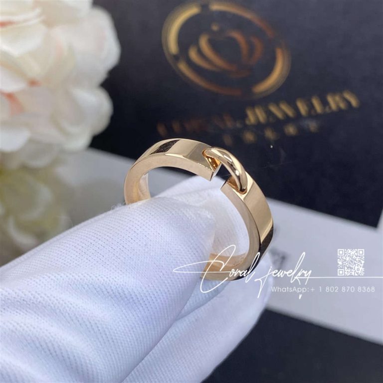 Chaumet Liens Évidence Wedding Band In Rose Gold 4mm 080543 (1)