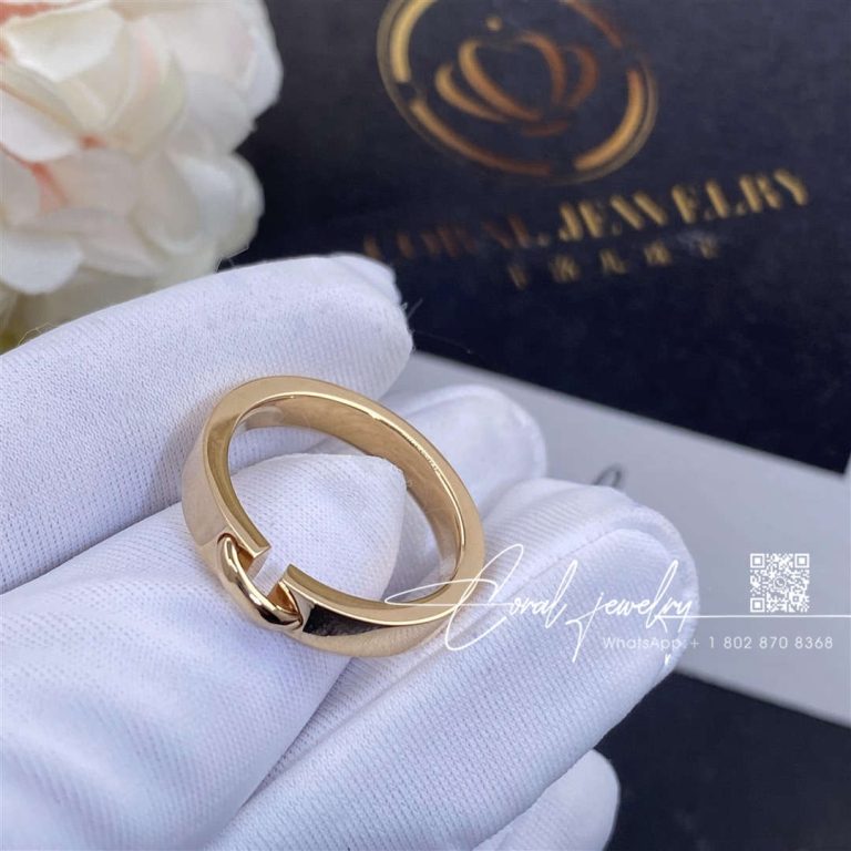 Chaumet Liens Évidence Wedding Band In Rose Gold 4mm 080543 (2)