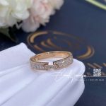 Chaumet Liens Évidence Wedding Band Rose Gold, Diamonds, 3.4mm 083605 (2)