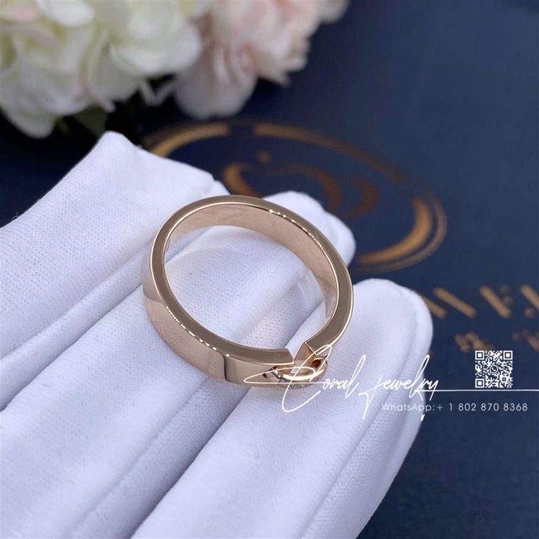 Chaumet Liens Évidence Wedding Band Rose Gold, Diamonds, 4mm 080542 (3)