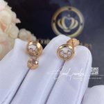 Chopard Happy Diamond Icon Earrings, Ethical Rose Gold, Diamonds 83a018 5001 (4)