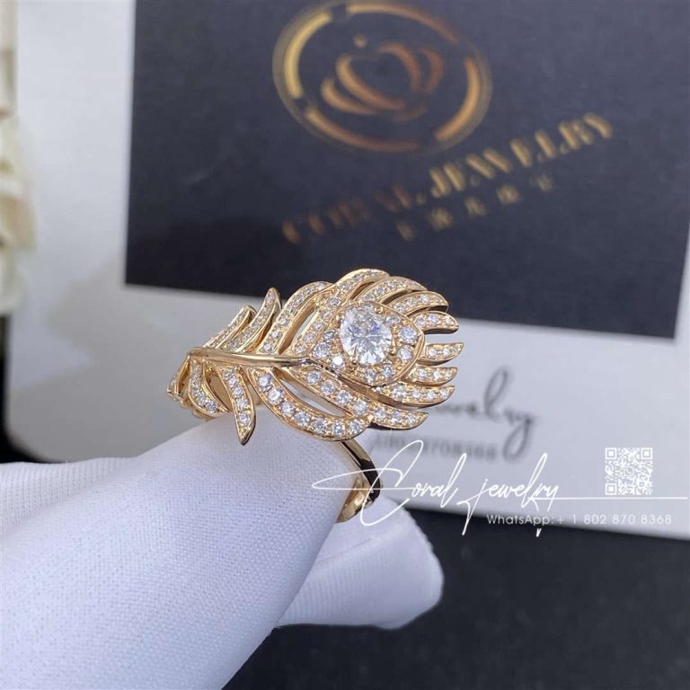 Boucheron Plume De Paon Small Ring Jrg02847 (6)