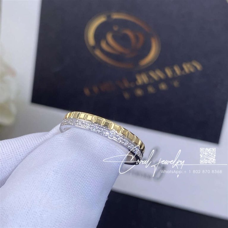 Boucheron Quatre Radiant Edition Clou De Paris Wedding Band Jal00279 (2)