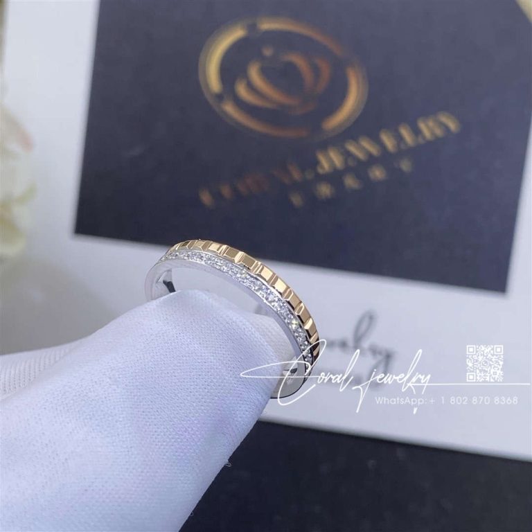 Boucheron Quatre Radiant Edition Clou De Paris Wedding Band Jal00280 (3)