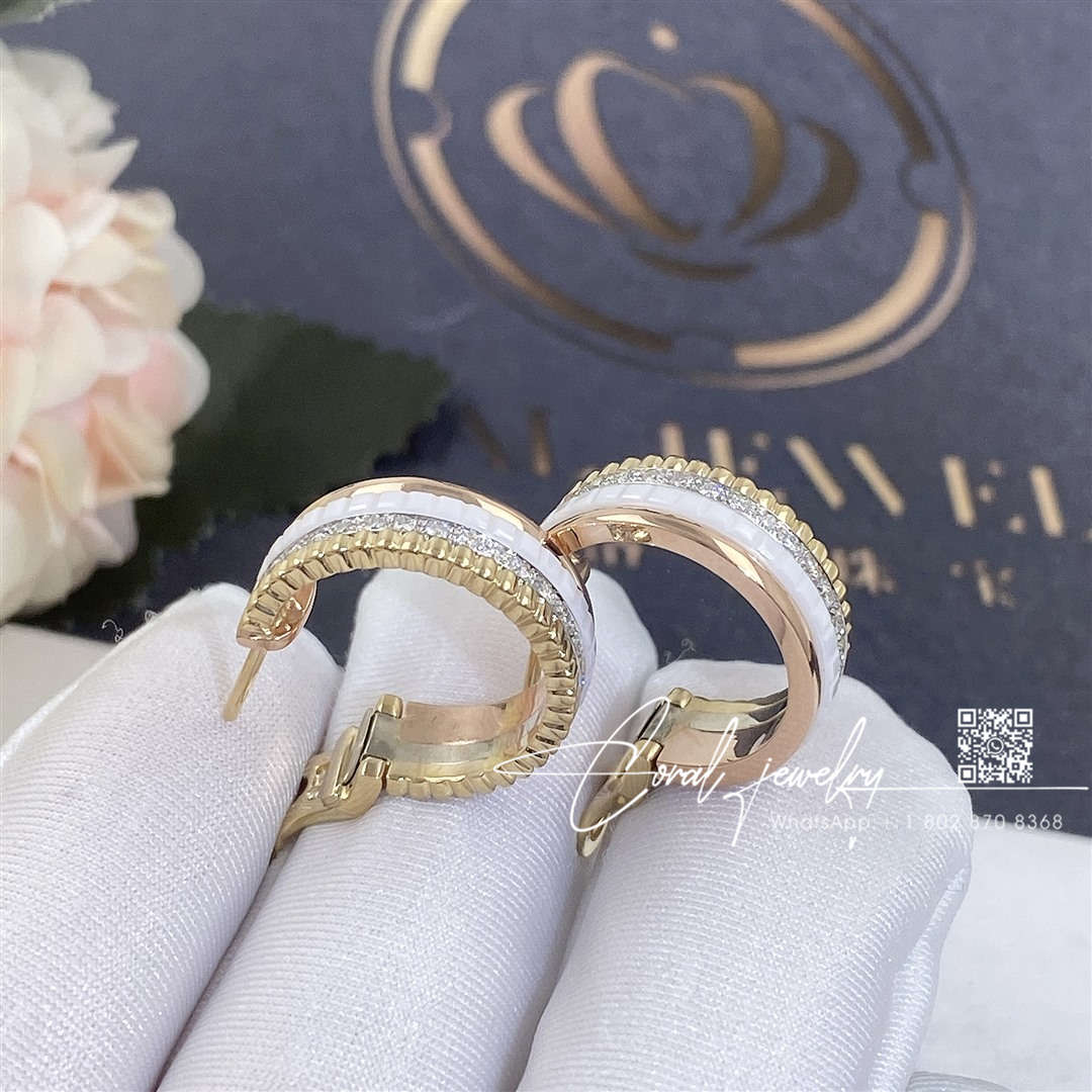 Boucheron Quatre White Edition Hoop Earrings Jco01469 (3)