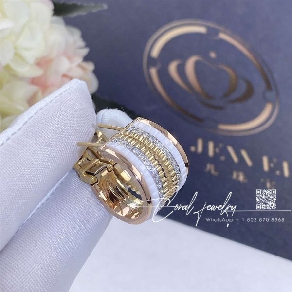 Boucheron Quatre White Edition Hoop Earrings Jco01469 (5)