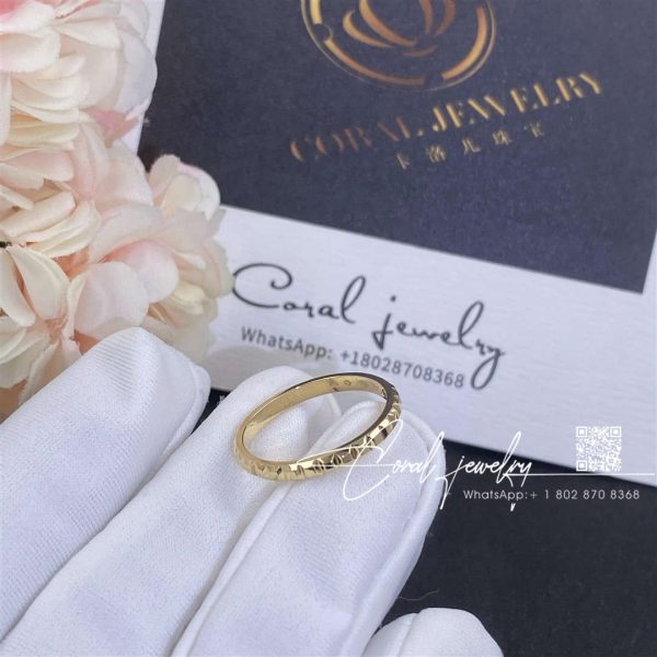 Boucheron Quatre Yellow Gold Ring Jal01165 (1)