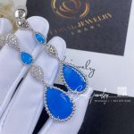 Boucheron serpent bohème earrings white gold aquamarine diamond (7)