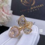 Boucheron Serpent Bohème Rose Quartz Ring 3 Motif Jrg03217 (13)