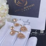Boucheron serpent bohème stud earring s and xs motifs rose gold (5)