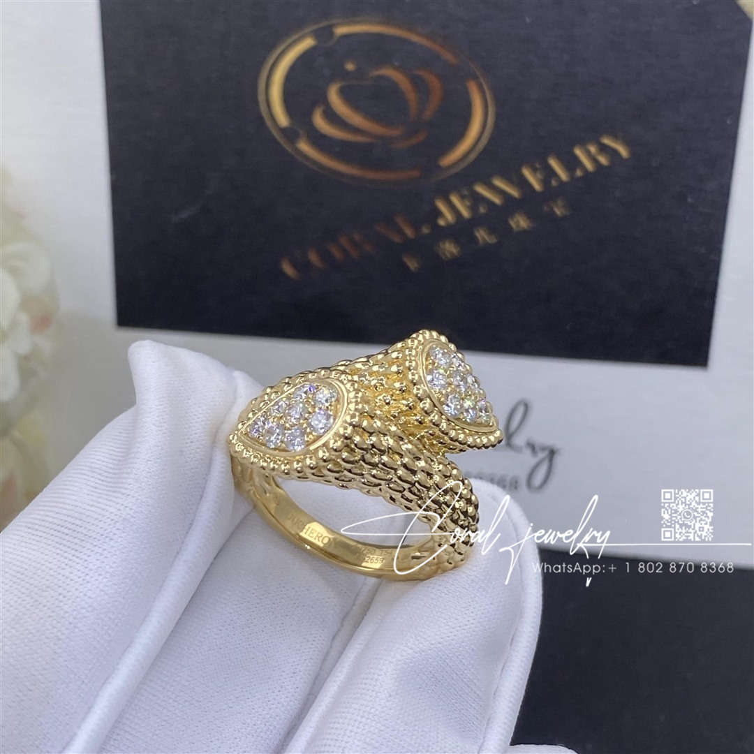 Boucheron Serpent Bohème Toi Et Moi Yellow God Ring S Motif Jrg04bab1 (2)