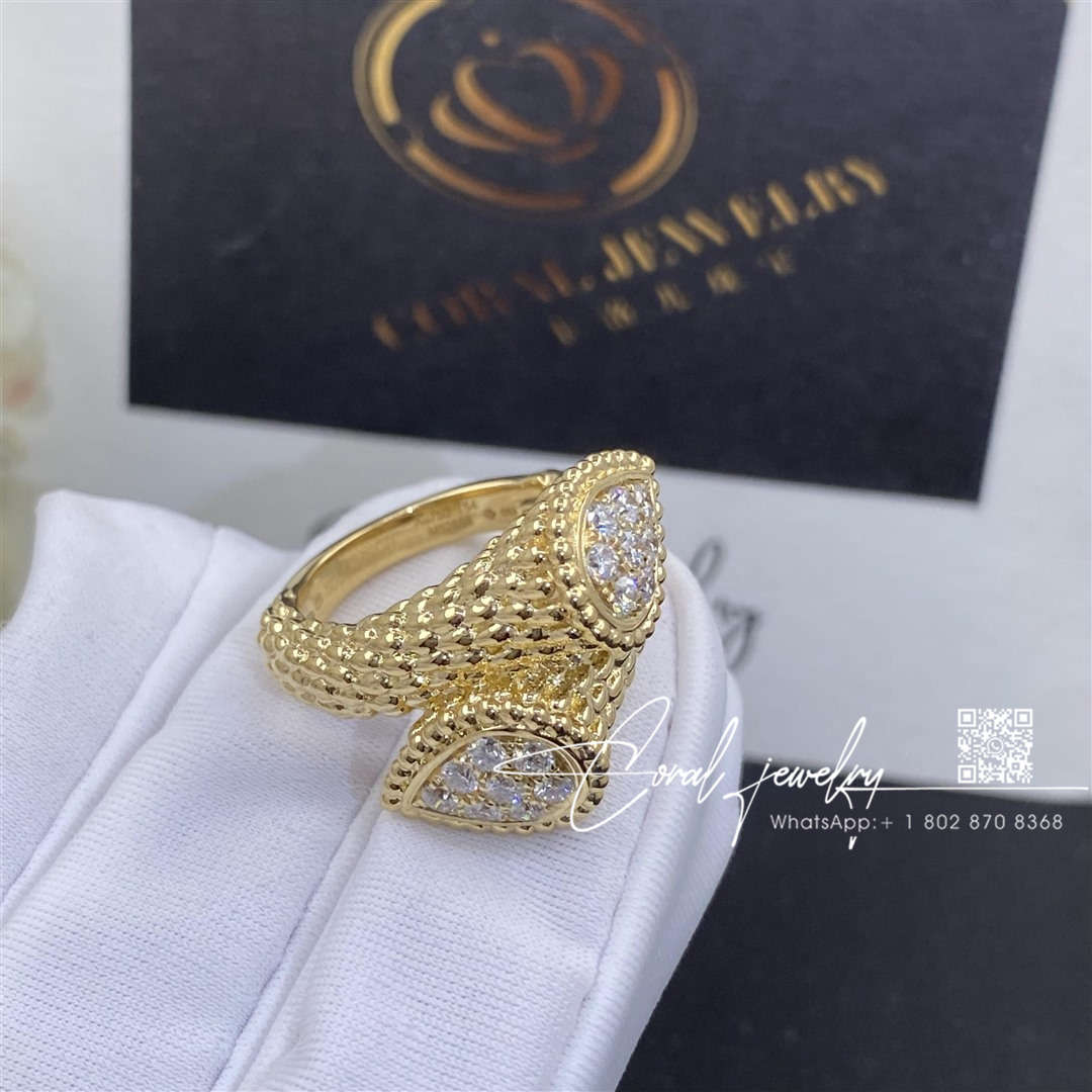 Boucheron Serpent Bohème Toi Et Moi Yellow God Ring S Motif Jrg04bab1 (3)