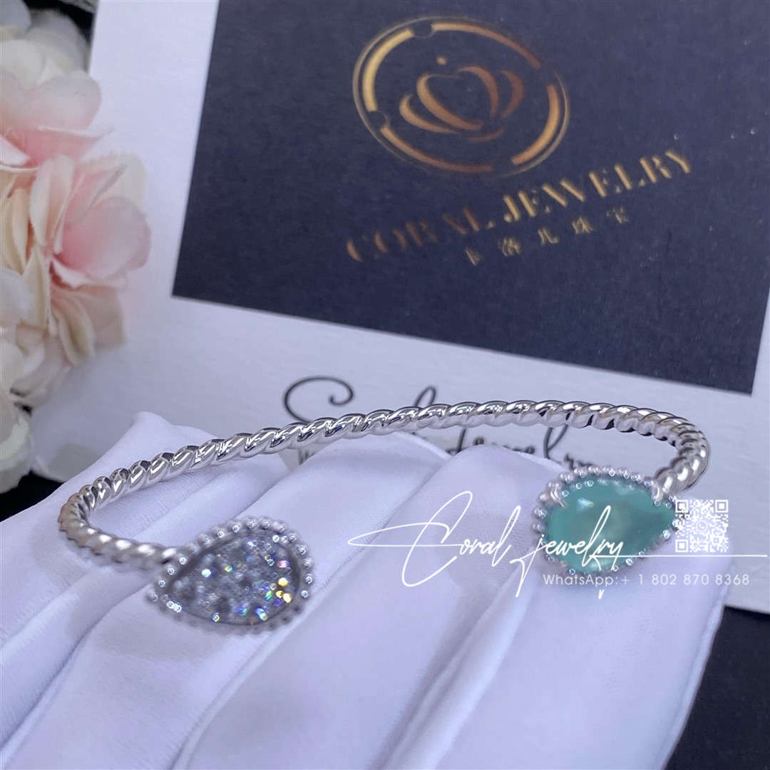 Boucheron serpent bohème bracelet, 2 s motifs aquaprase jbt00908 (6)
