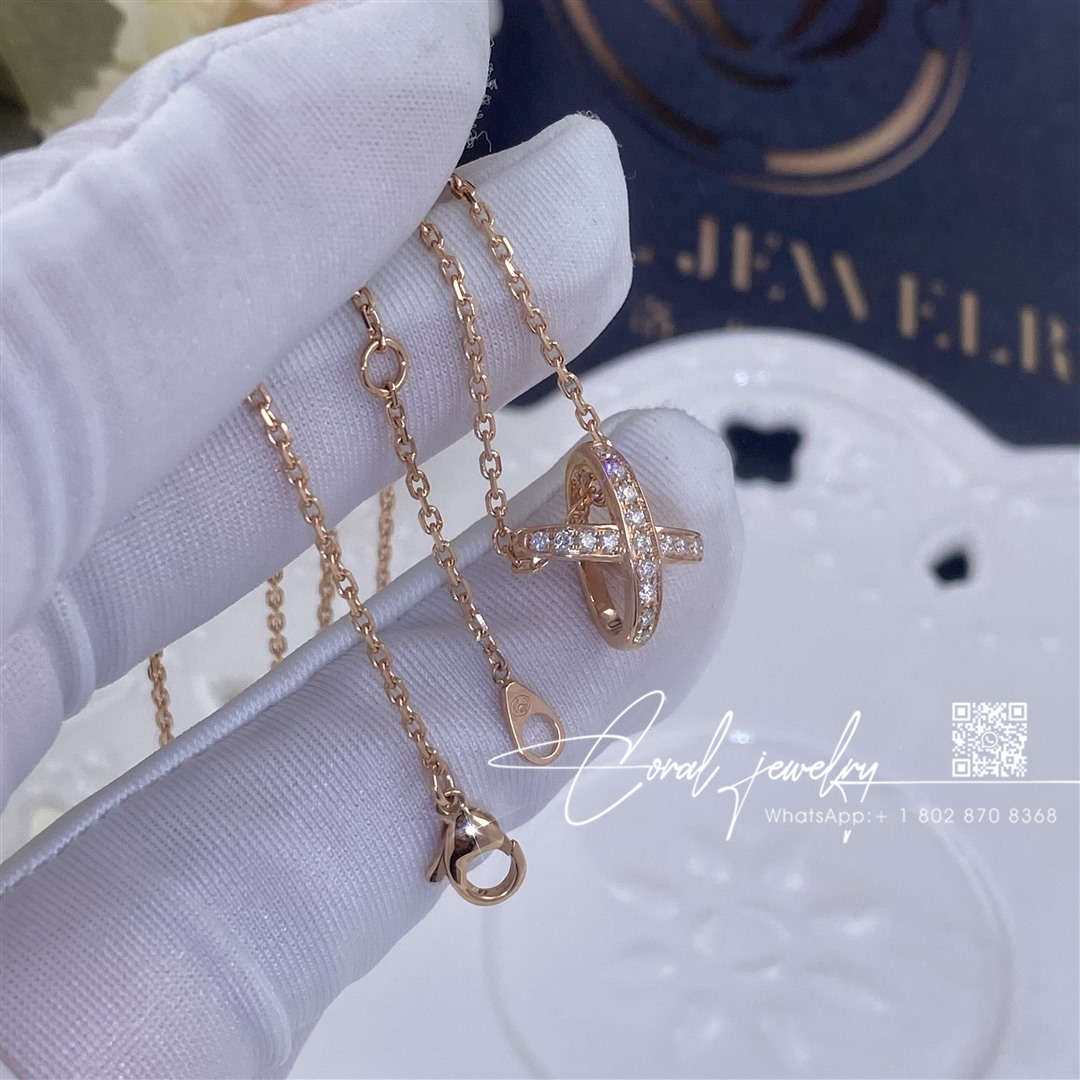 Chaumet jeux de liens pendant rose gold, diamonds 082216 (3)