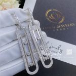 Messika Move 10th Anniversary Xl White Gold Diamond Earrings 06823 Wg (8)