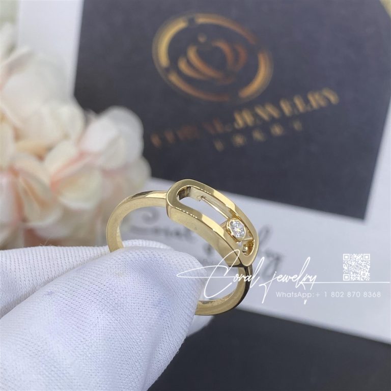 Messika Move Uno Yellow Gold Yellow Gold Diamond Ring 12390 Yg (1)