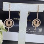 Messika Lucky Move Arrow Rose Gold Earrings With Diamonds Lucky Move Arrow 07516 Pg (1)