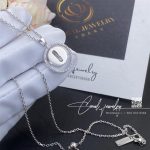 Messika lucky move pm white gold diamond necklace 07396 wg (2)