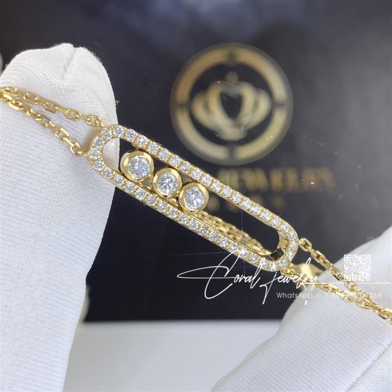 Messika Move Classic Yellow Gold Diamond Bracelet 03995 Yg (1)