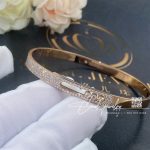 Messika Move Noa Bangle Pm Pavé Pink Gold Diamond Bracelet 10093 Pg (8)