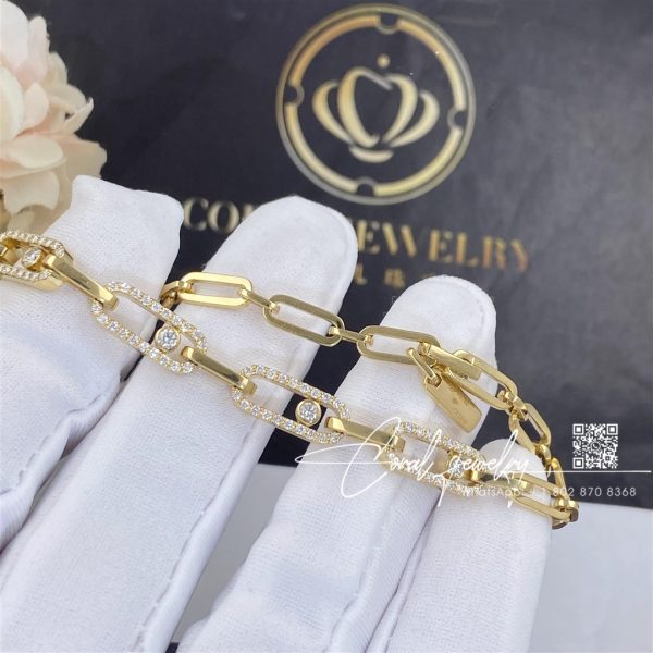 Messika Move Uno Multi Yellow Gold Diamond Bracelet 12187 Yg (1)