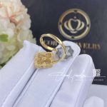 Buccellati Opera Tulle Ring In Yellow And White Gold Set With Mother Of Pearl (5)