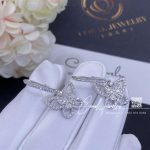 Graff Butterfly Silhouette Diamond Drop Earrings Rge1617 (1)