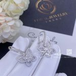 Graff Butterfly Silhouette Diamond Drop Earrings Rge1617 (2)