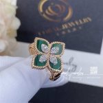 Roberto Coin Princess Flower Ring With Malachite And Diamonds (3)