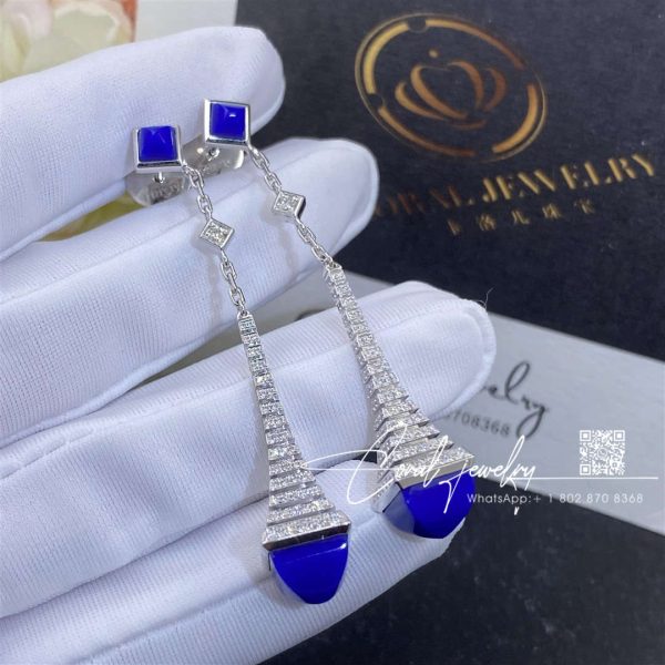 Cleo Rev Diamond Long Drop Earrings In White Gold Lapis Lazuli Cleo E44 (6)