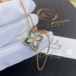 Roberto Coin Princess Flower Bracelet With Diamonds And Malachite (5)