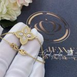 Roberto Coin Princess Flower Bracelet With Yellow Gold And Diamonds (4)