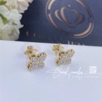 Roberto Coin Princess Flower Earrings With Diamonds 15mm (5)