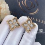 Roberto Coin Princess Flower Earrings With Diamonds 20mm (4)