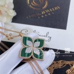 Roberto Coin Princess Flower Pendant With Diamonds And Malachite 34mm (3)