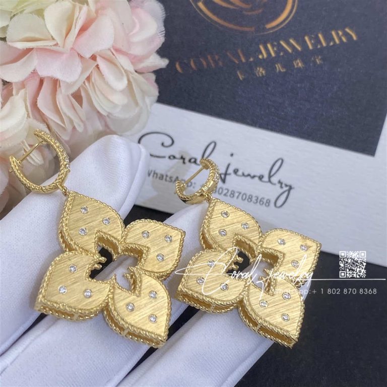 Roberto Coin Venetian Princess Earrings With Diamonds Adr777ea1247 Y (2)