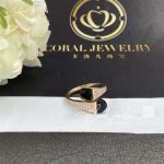 Marli Cleo Diamond Midi Ring In Rose Gold Black Onyx Cleo R47 (4)